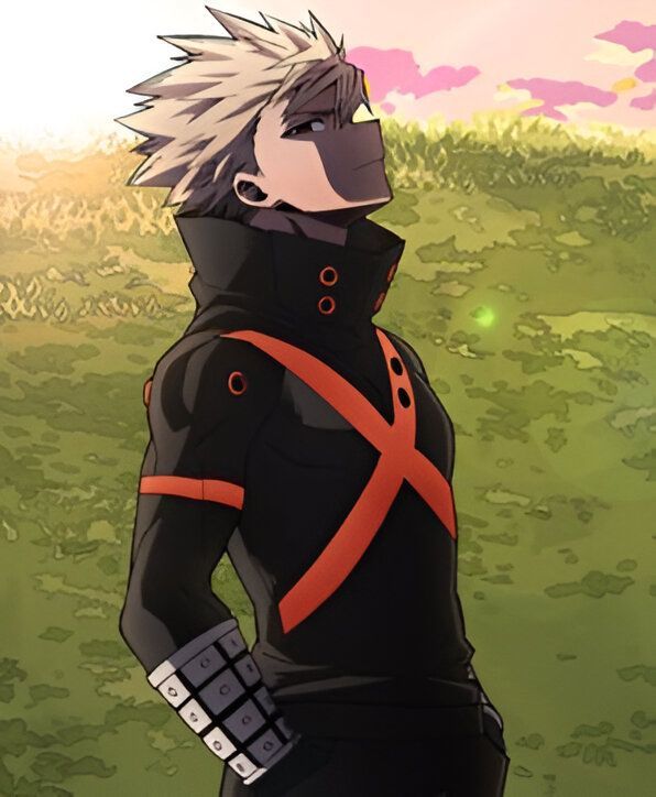 Bakugo perfil traje héroe